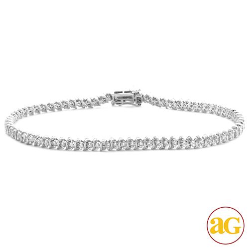 10KW 1.00CTW S-LINK TENNIS BRACELET